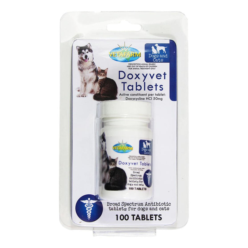 Doxyvet Tablets for Dogs & Cats - Livi PetVetafarm
