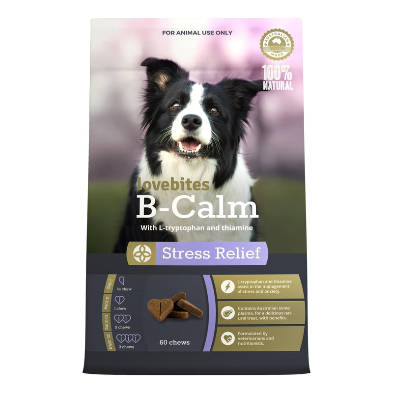 Lovebites B-Calm Chews for Dogs - Stress & Anxiety Relief - Livi PetVetafarm