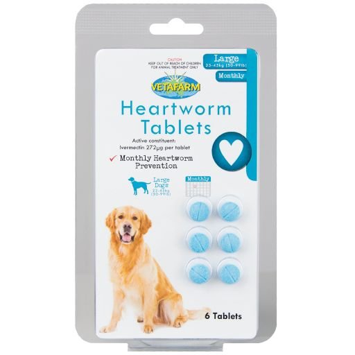 Vetafarm Heartworm Tablets for Dogs - Livi PetVetafarm