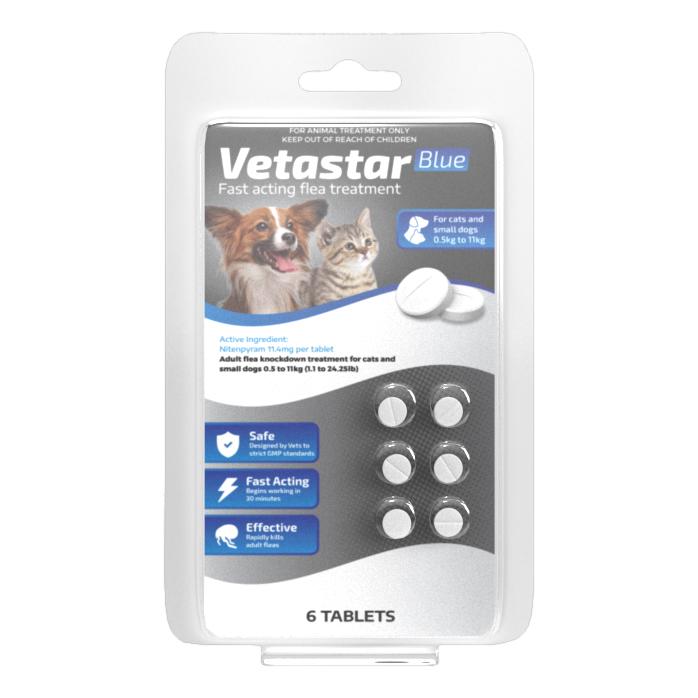 Vetastar Blue - Flea Control for Small Dogs & Cats - Livi PetVetafarm